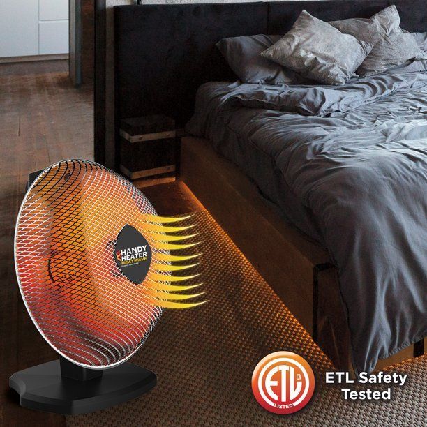 Photo 1 of 1000-Watt Oscillating Parabolic Dish Radiant Electric Portable Heater