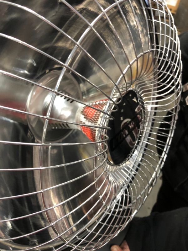 Photo 1 of 1000-Watt Oscillating Parabolic Dish Radiant Electric Portable Heater