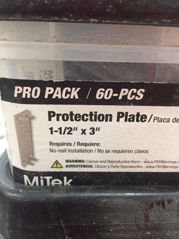 Photo 2 of 1-1/2 in. x 3 in. G90 16-Gauge Protection Plate  3 (60-Pack)
