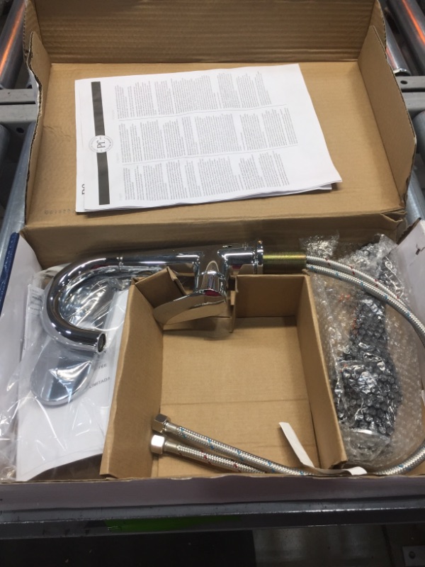 Photo 2 of ***PREVIOUSLY OPENED***
GROHE Veletto 4 in. Centerset Single-Handle Bathroom Faucet in StarLight Chrome
