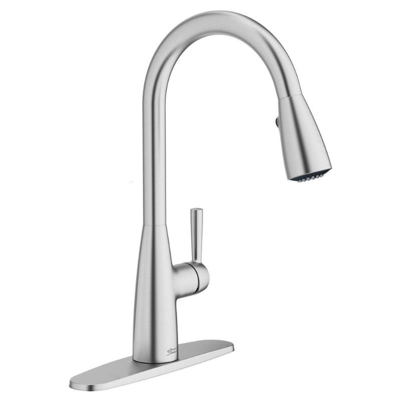 Photo 1 of ***PREVIOUSLY OPENED***
American Standard Fairbury 2S Single-Handle Pull-Down Sprayer Kitchen Faucet in Stainless Steel, Silver
