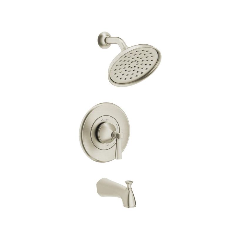 Photo 1 of ***USED***
American Standard Rumson Single-Handle 1-Spray Tub and Shower Faucet with 1.8 GPM in Brushed Nickel Valve Included