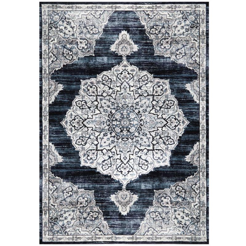 Photo 1 of ***NEW***
Home Dynamix Bazaar Royal Navy 5 Ft. 2 in. X 7 Ft. 2 in. Indoor Area Rug, Blue
