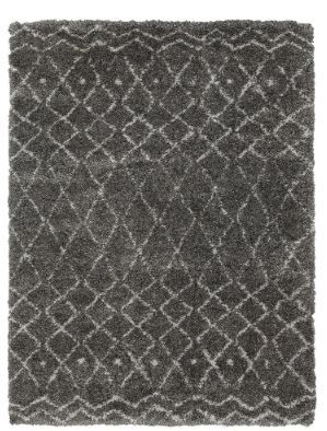 Photo 1 of ***NEW***
Bazaar Tallawah Dark Grey 5 ft. 3 in. x 7 ft. Moroccan Area Rug
