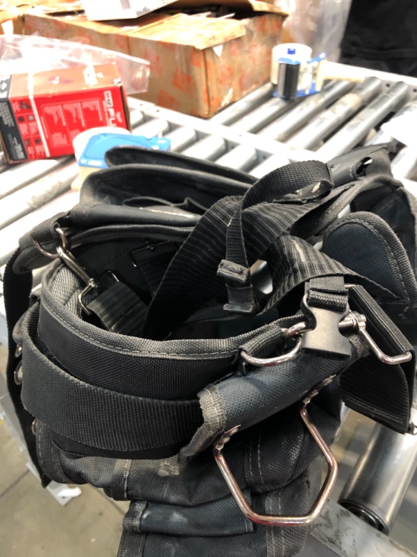 Photo 2 of ***USED***
Husky 16-Pocket Black Carpenter's Tool Belt with Suspenders.....***DIRTY***
