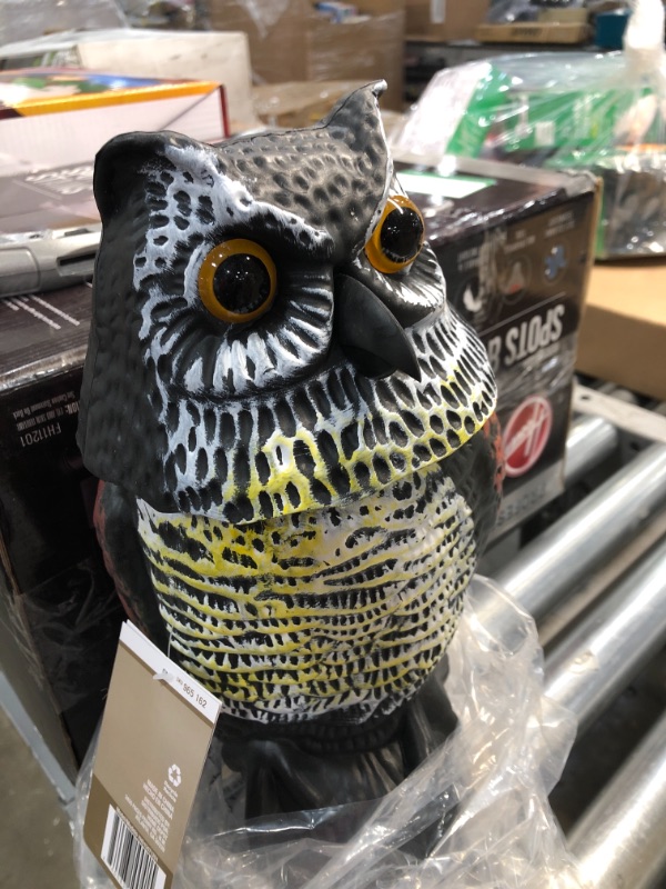 Photo 1 of 14 in. H Defense Garden Owl
