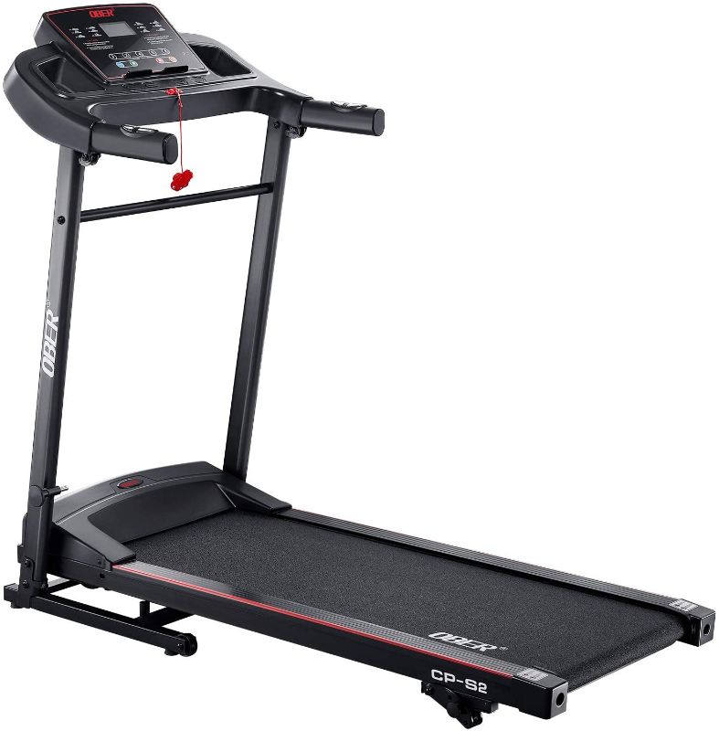 Photo 1 of ***PARTS ONLY*** Ober Compact Foldable Treadmills for Home with Manual Incline, Electric Small Treadmills for Apartment with Updated Display and Heart Rate Monitor 242 lb Bearing Weight Jogging Walking Running Machine