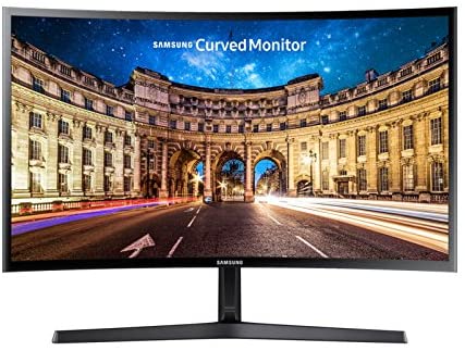 Photo 1 of (Renewed) Samsung LC27F396FHNXZA Curved Monitor, Black, 27in
