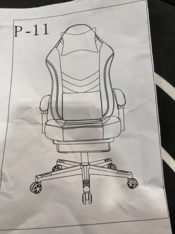 Photo 1 of Gaming Chair Office Chair High Back Computer Chair Leather Desk Chair Racing Executive Ergonomic