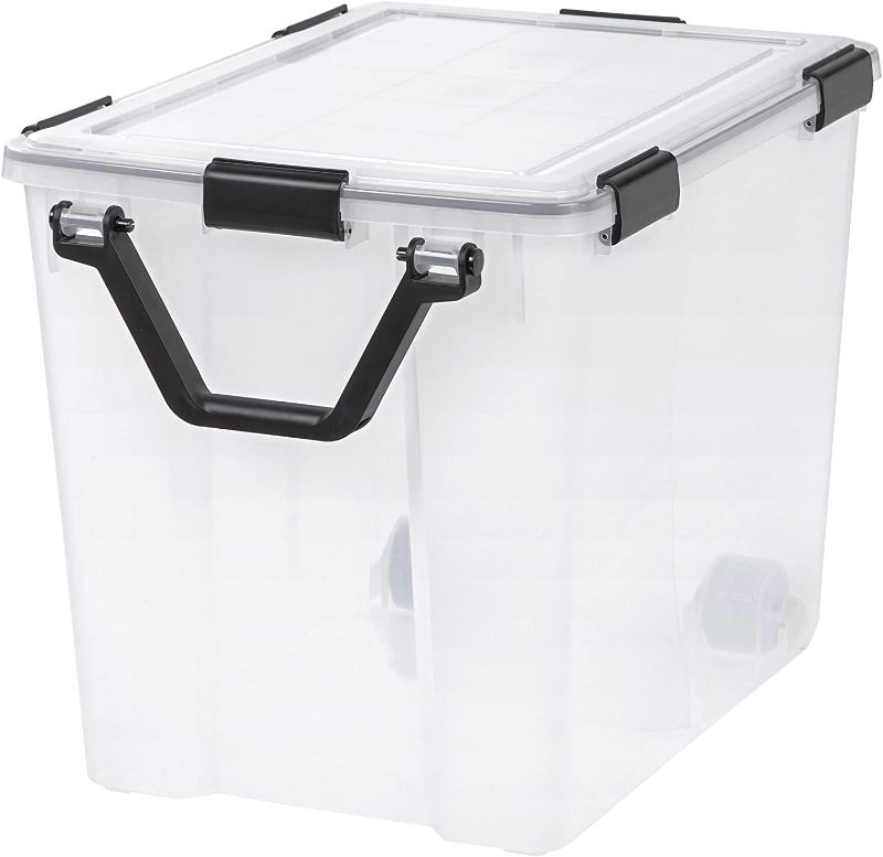 Photo 1 of 2 items
IRIS USA UCB-LT IRIS 103 Quart WEATHERTIGHT Storage Box, qt, Clear
($55 x 2)
DAMAGED