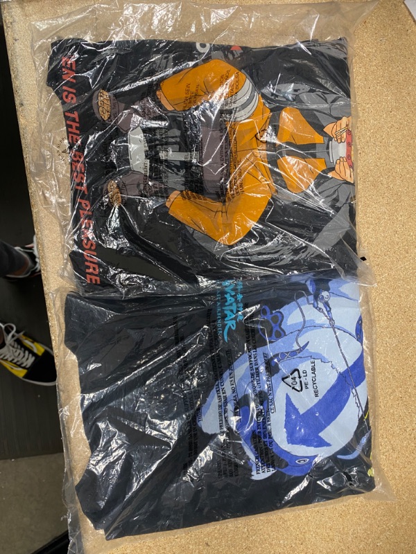 Photo 3 of Ripple Junction Naruto Shippuden Ichiraku Ramen Shop Light Weight Crew T-Shirt XXL, AND Avatar: The Last Airbender Appa Mens T-Shirt LG 
2 SHIRTS SOLD TOGETHER 

