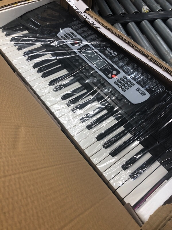 Photo 2 of *NONFUNCTIONAL**PARTS ONLY*** RockJam 54-Key Portable Electronic Keyboard with Interactive LCD Screen & Includes Piano Maestro Teaching App with 30 Songs