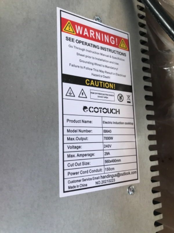 Photo 5 of **DAMAGED CORNER**
Electric Cooktop ECOTOUCH Radiant Cooktop 4 Burner Smoothtop Electric Cooktop 30 Built in Electric Stove Top 240V CRAH774B  