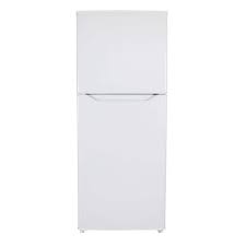 Photo 1 of 10.1 cu. ft. Top Freezer Refrigerator in White
