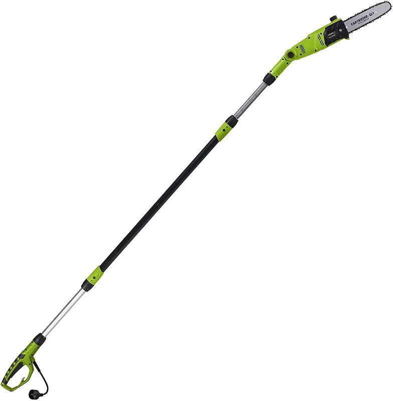 Photo 1 of ***PARTS ONLY*** Earthwise PS44008 6.5-Amp 8-Inch Corded Electric Pole Saw, Green


//oily /used 