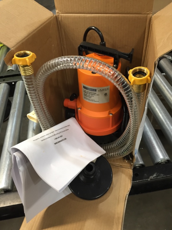 Photo 1 of 1/4 HP 2-in-1 Utility Pump
