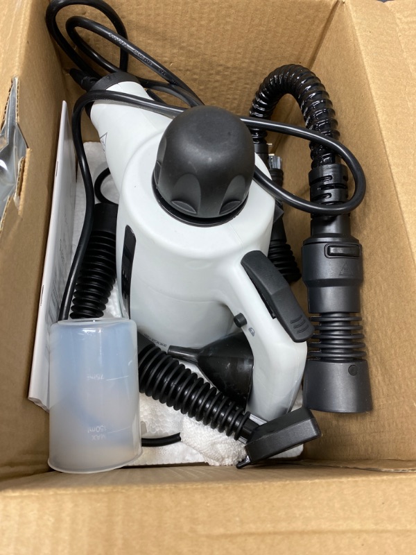 Photo 1 of Commercial Care Steam Cleaner with 9 Piece Accessory Set, Upholstery Cleaner, Handheld Steamer, Steamer for Cleaning, Couch Cleaner, Tile Cleaner
