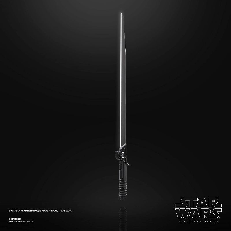 Photo 1 of Star Wars The Black Series Mandalorian Darksaber Force FX Elite Lightsaber with Advanced LEDs, Sound Effects, Adult Collectible Roleplay
