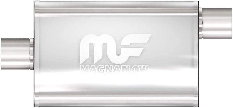 Photo 1 of MagnaFlow Stainless Steel Performance Muffler 11226 - 4" x 9" Oval Center/Offset Straight Through