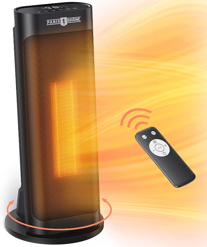 Photo 1 of Space Heater, Portable Electric 1500W PTC Fast Heating Indoor Ceramic Oscillating similar to stock photo 