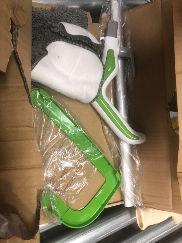 Photo 4 of TOPPIN Steam Mop - 23ft Power Cord and 380ml Water Tank, 3 Steam Levels, Steam Mop with 2 Steam Mop Pads, Lightweight Steam Cleaner for Hardwood Floor, Marble, Laminate, Tile plugged in did not turn on parts only 