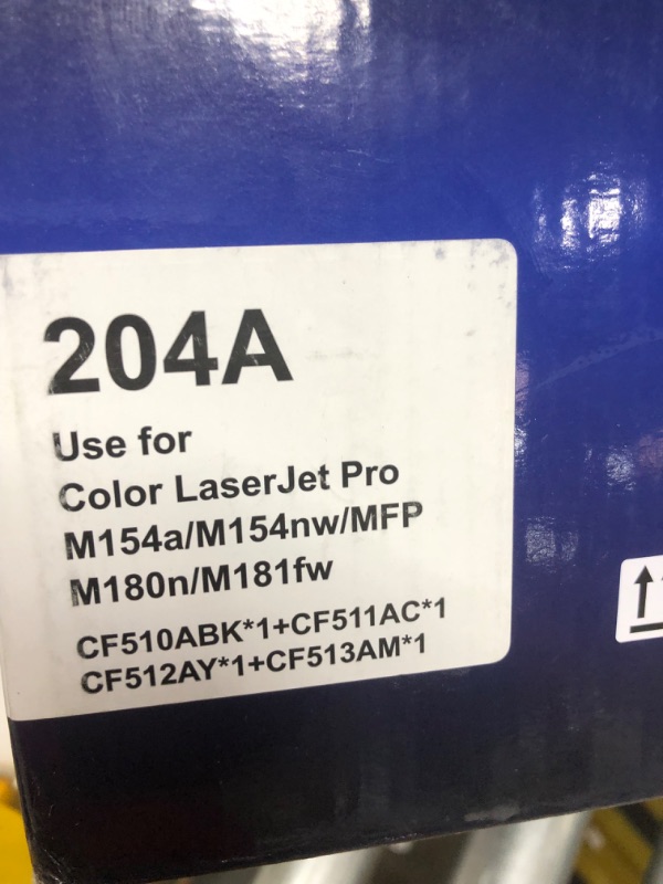 Photo 2 of GPC Image Compatible Toner Cartridge Replacement for HP 204A 204 A CF510A CF511A CF512A CF513A Compatible with Laserjet Pro MFP M180nw M154nw M180n M154a MFP M181fw Printer Tray (4 Pack)*similar to stock photo *