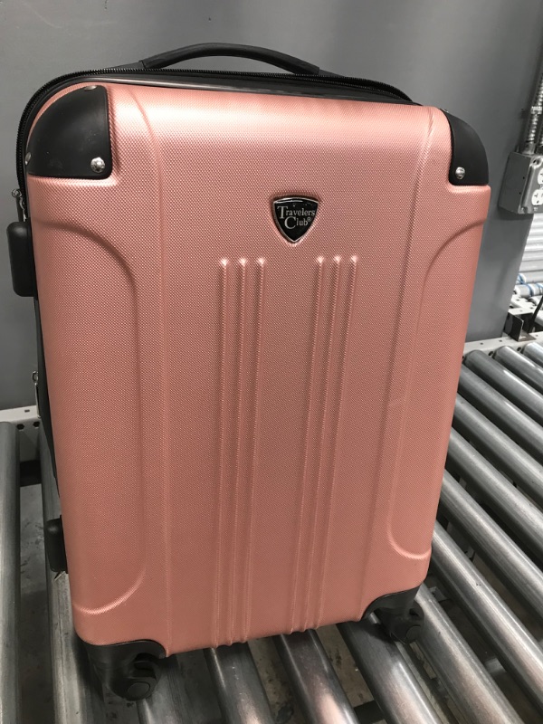 Photo 2 of Travelers Club Sky+ Luggage Set, Rose Gold, 3 Piece
