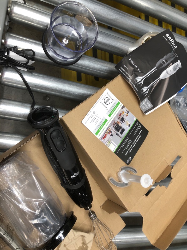 Photo 3 of **SEIZED MOTOR ON DEVICE** Braun MultiQuick 5 Vario Immersion Hand Blender in Black
