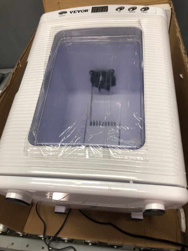 Photo 1 of **DAMAGED POWER BUTTON**Happybuy White Reptile Incubator 25L Scientific Lab Incubator Digital Incubator Cooling and Heating 5-60°C Reptile Egg Incubator 12V/110V Work for Small...
