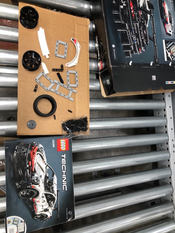 Photo 1 of **MISSING PARTS** LEGO Technic Porsche 911 RSR 42096 Race Car Building Set STEM Toy for Boys and Girls Ages 10+ Features Porsche Model Car with Toy Engine (1,580 Pieces)
