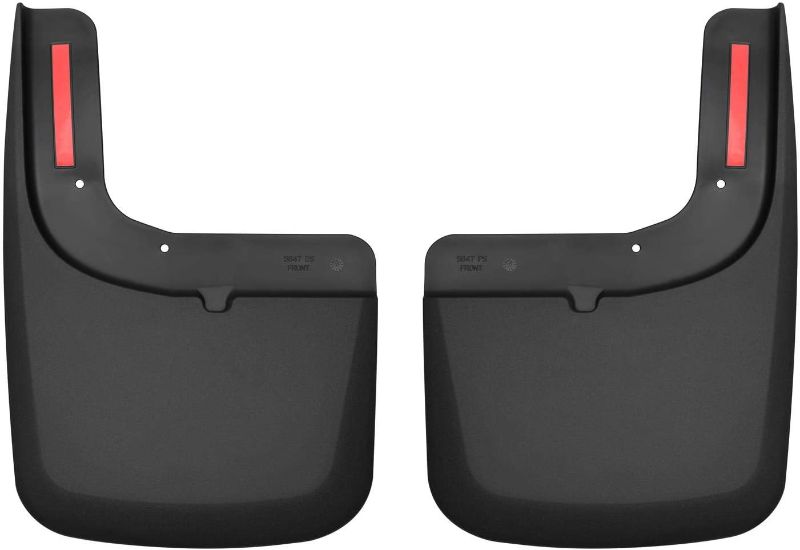 Photo 1 of Husky Liners Fits 2017-19 Ford F-250/F-350 - with OEM Fender Flares Custom Front Mud Guards,Black,58471
