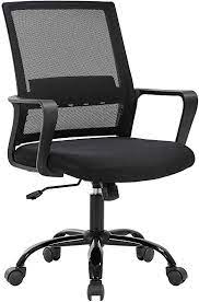 Photo 1 of **MISSING PARTS** Home Office Chair Ergonomic Desk Chair Swivel Rolling Computer Chair Executive Lumbar Support Task Mesh Chair Adjustable Stool for Women Men Black
