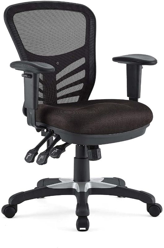 Photo 1 of *READ BELOW* Modway Articulate Ergonomic Mesh Office Chair in Brown
