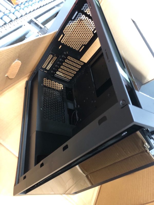 Photo 7 of *MISSING PARTS* Corsair iCUE 5000X RGB Tempered Glass Mid-Tower ATX PC Smart Case - Black
