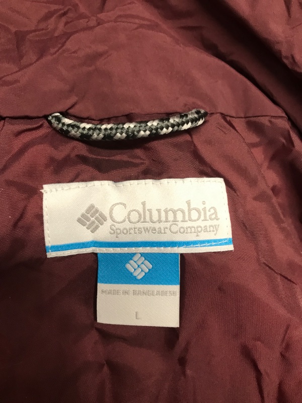 Photo 2 of Columbia Burgundy Puffer Jacket - Large 