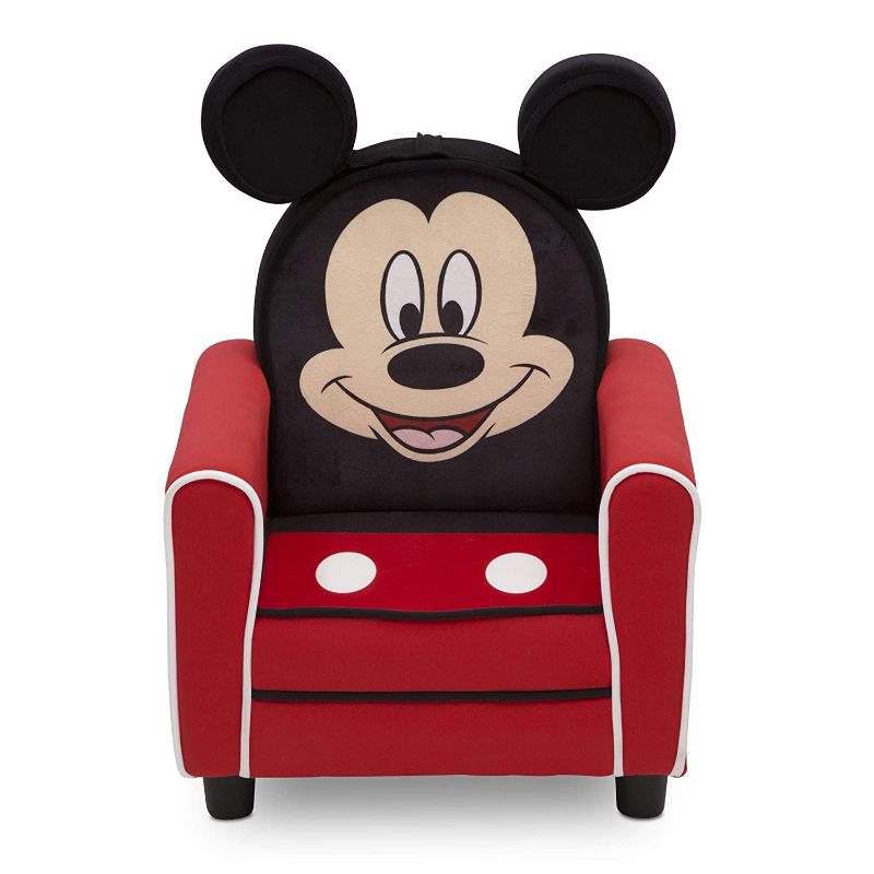 Photo 1 of Delta Children Figural Upholstered Kids Chair, Disney Mickey Mouse
