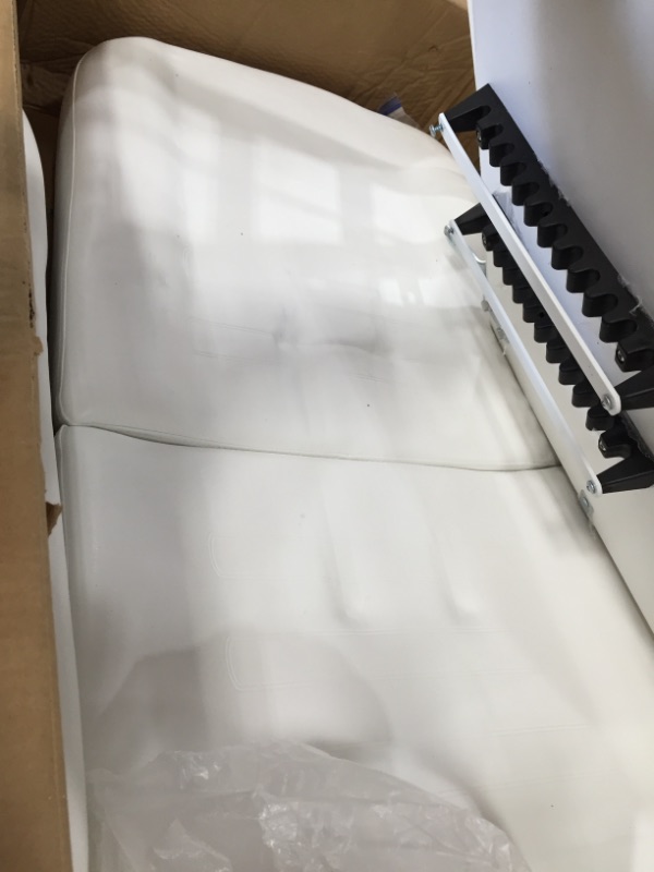 Photo 1 of ***PARTS ONLY***
Funnylife White Adjustable Salon Barber Massage Beauty Bed with Hydraulic Stool Facial Acupuncture Chair
