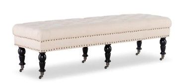 Photo 1 of ***FACTORY  PACKAGED ** Linon Home Decor 62-inch x 17.72-inch x 19.69-inch Solid Wood Frame Bench in Natural
