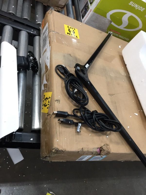 Photo 1 of DAMAGED TO THE BACK OF THE MONITOR, SAMSUNG 49-inch Odyssey G9 Gaming Monitor | QHD, 240hz, 1000R Curved, QLED, NVIDIA G-SYNC & FreeSync | LC49G95TSSNXZA Model
