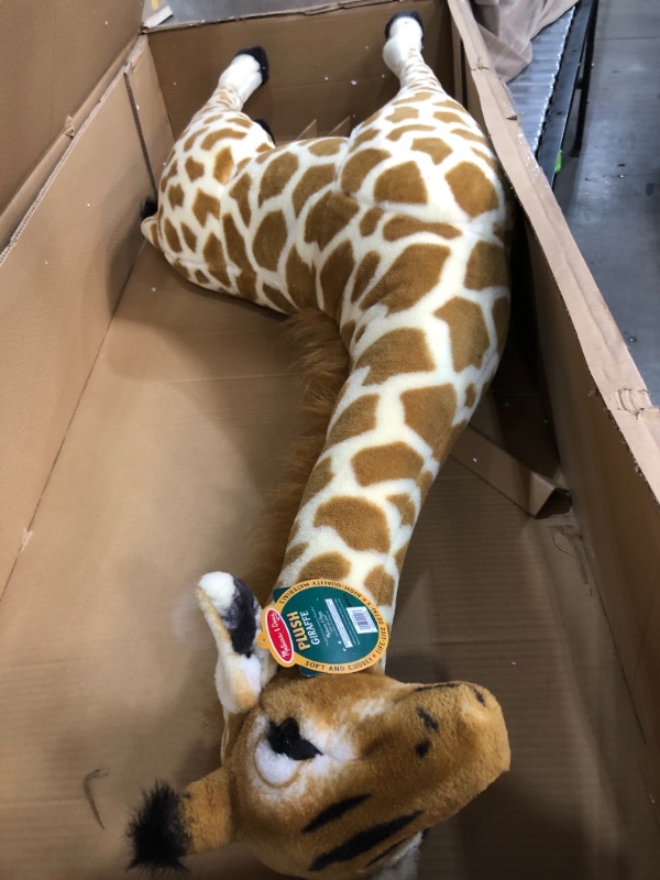 Photo 2 of Melissa & Doug Plush Giraffe, One Size , Brown
31 x 14 x 53 inches
