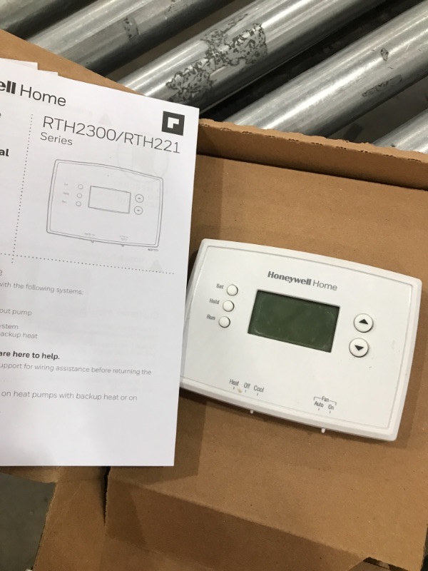 Photo 2 of 1-Week Programmable Thermostat with Digital Display
