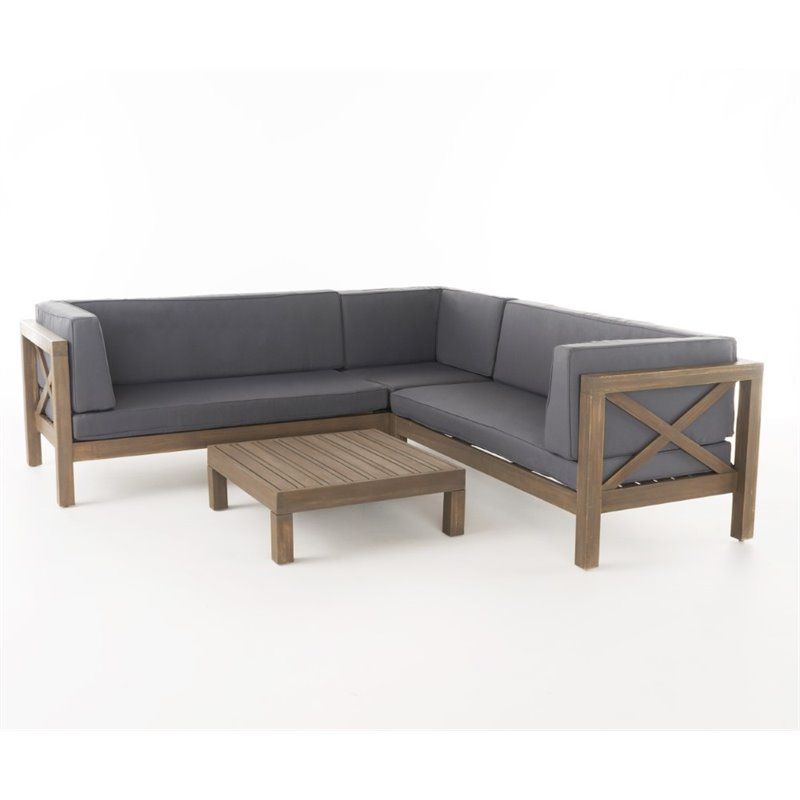 Photo 1 of **PART SONLY**
Brava outdoor sectional sofa set grey