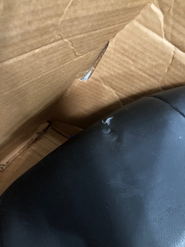 Photo 1 of Office chair black and blue.
