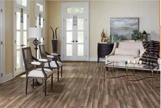 Photo 1 of ***PALLET WITH 34 CASES***
TrafficMaster
Grey Oak 7 mm Thick x 8.03 in. Wide x 47.64 in. Length Laminate Flooring (23.91 sq. ft. / case)
