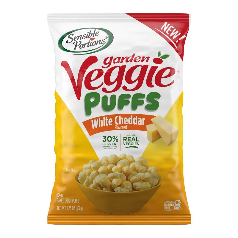 Photo 1 of ***NOT REFUNDABLE***BEST BY 03/25/22***
Sensible Portions Garden Veggie Puffs, White Cheddar, 3.75 oz (Pack of 6)
