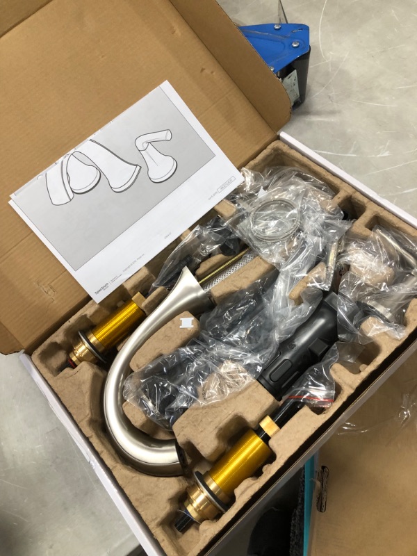 Photo 1 of 1- Pfister LF049LRGS Ladera 8 in. Widespread 2-Handle Bathroom Faucet in Spot Defense Brushed Nickel
