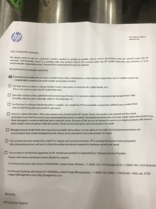 Photo 3 of PARTS ONLY, NO RETURNS NON REFUNDABLE
HP 15-EF1001 AMD Athlon™ Silver 3050U 2.3GHz 128GB SSD 4GB 15.6"