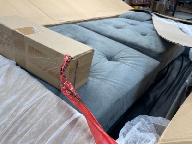 Photo 1 of ***INCOMPLETE***
MERAX SECTIONAL SOFA WITH CHAISE AND OTTOMAN 3-PIECE SOFA FOR LIVING ROOM FURNITURE,(GRAY) THIS IS BOX 1 OF 2 BOX 2 NEEDED TO COMPLETE SOFA~!
