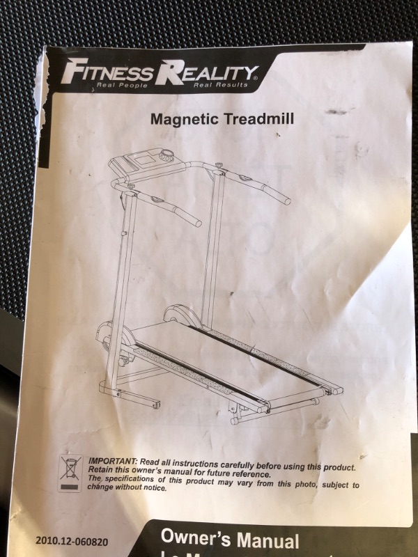 Photo 2 of Fitness Reality TR3000 Maximum Weight Capacity Manual Treadmill with 'Pacer Control' and Heart Rate System