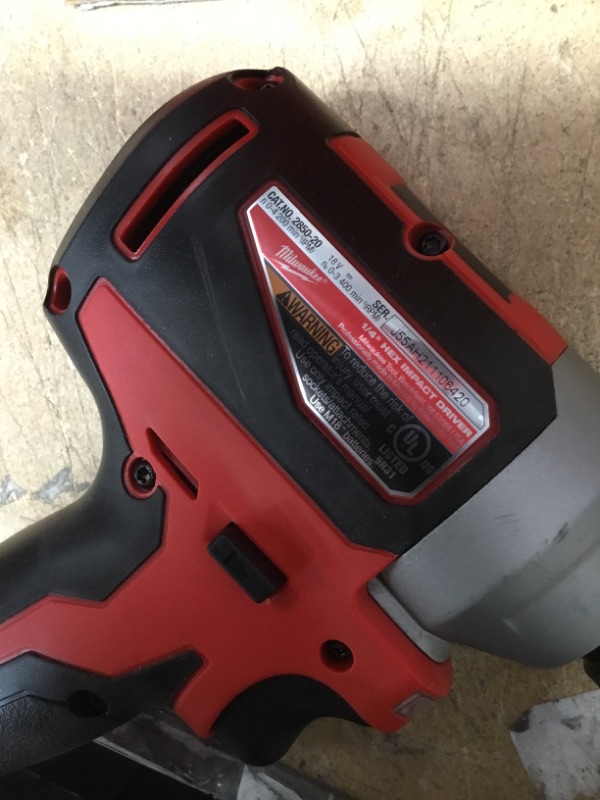 Photo 3 of 
Milwaukee
M18 FUEL SURGE 18-Volt Lithium-Ion Brushless Cordless 1/4 in. Hex Impact Driver (Tool-Only)